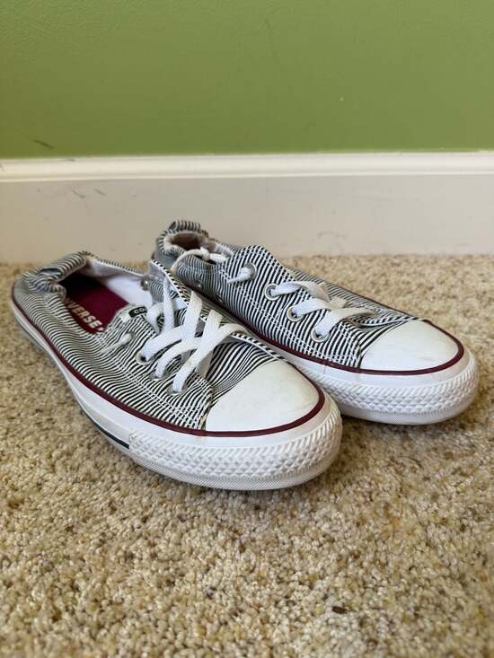 Converse Shoes - Converse Chuck Taylor All Star Shoreline Striped Slip-On Sneaker Women's Size 9